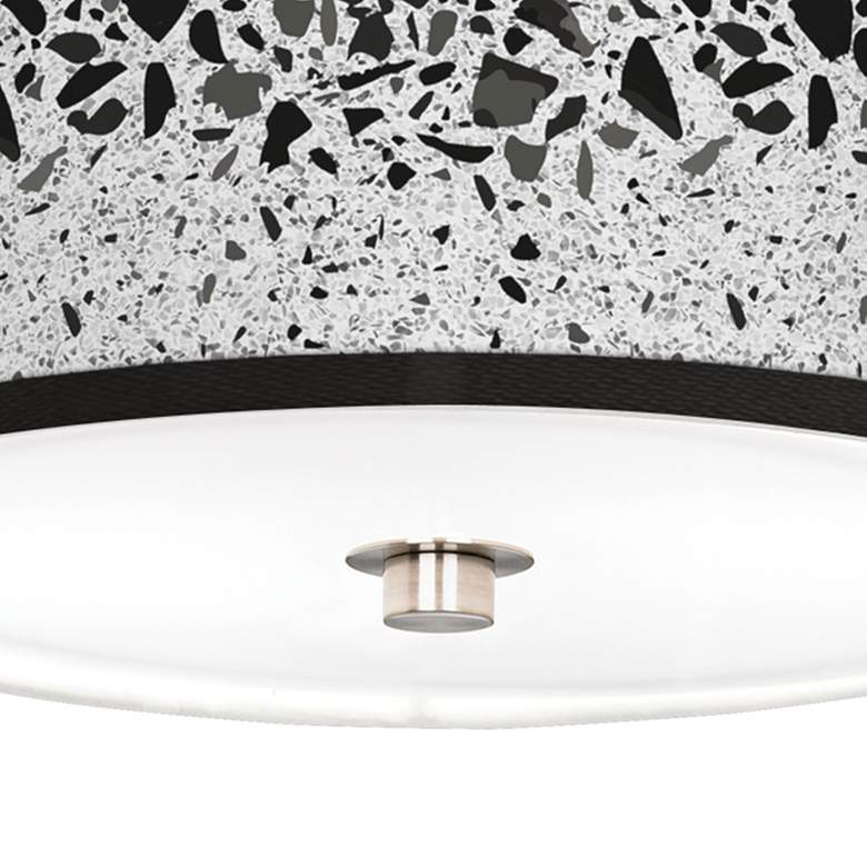 Image 3 Terrazzo Giclee Nickel 10 1/4" Wide Ceiling Light more views