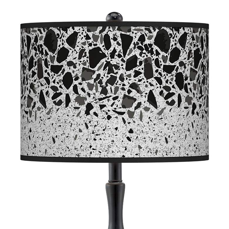 Image 2 Terrazzo Giclee Paley Black Table Lamp more views
