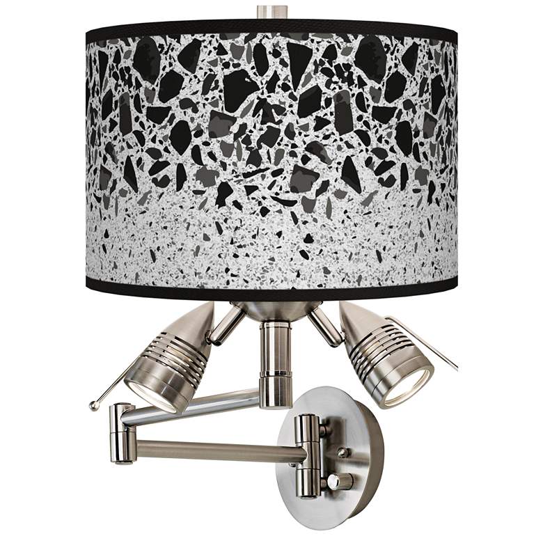 Image 1 Terrazzo Giclee Plug-In Swing Arm Wall Lamp