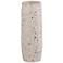 Terrazzo White 8 1/2" High Concrete Decorative Vase