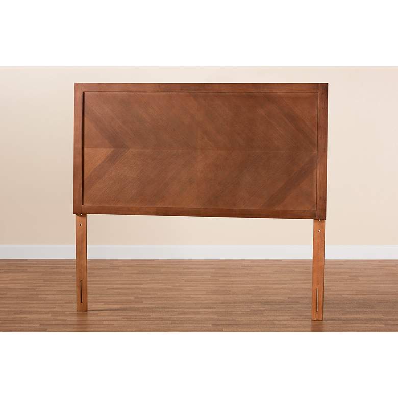 Image 3 Terrian 61 1/4" Wide Ash Walnut Wood Queen Headboard more views