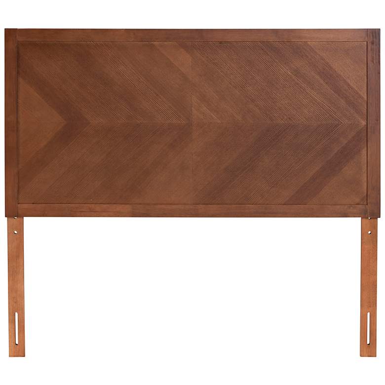 Image 6 Terrian 61 1/4 inch Wide Ash Walnut Wood Queen Headboard more views