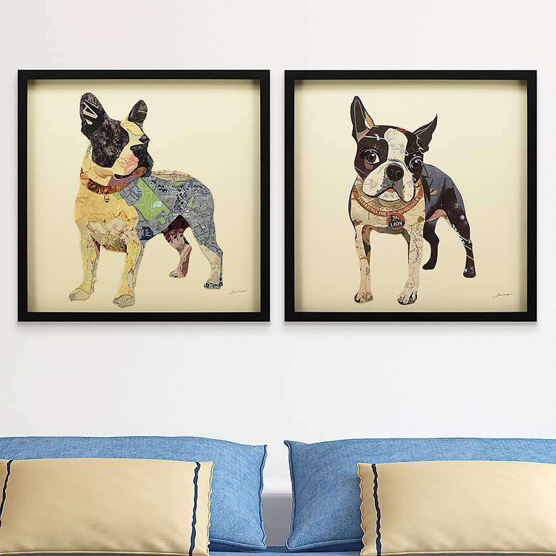 Image 1 Terriers 25" High 2-Piece Dimensional Collage Wall Art Set