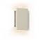 Tersus 10.75" White Concrete 3500K LED Outdoor Sconce
