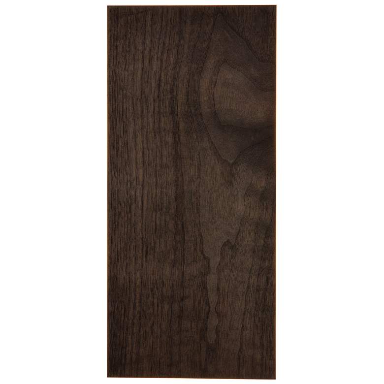 Image 1 Tersus L 15" High Dark Stained Walnut 3000K Soft White LED Wall Sconce