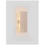 2_Tersus L 15" High White Washed Oak 3000K Soft White Wall Sconce more views