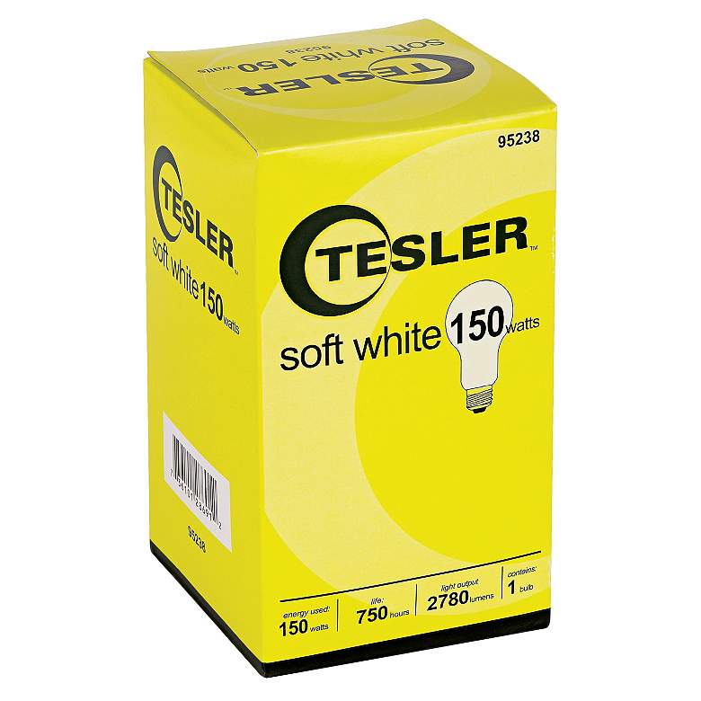 Image 1 Tesler 150 Watt Soft White A21 Light Bulb