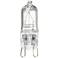 Tesler 20 Watt G9 120 Volt Clear Halogen Light Bulb