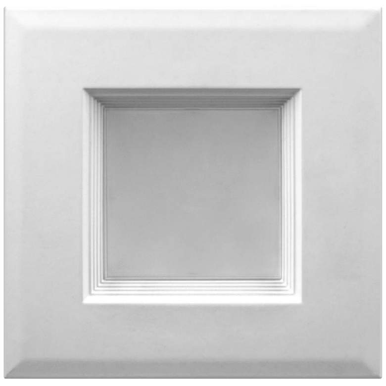 Image 1 Tesler 4 inch White 10 Watt LED JA8 Retrofit Baffle Trim