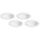 Tesler 4" White Smooth or Baffle LED Retrofit Trims 4-Pack