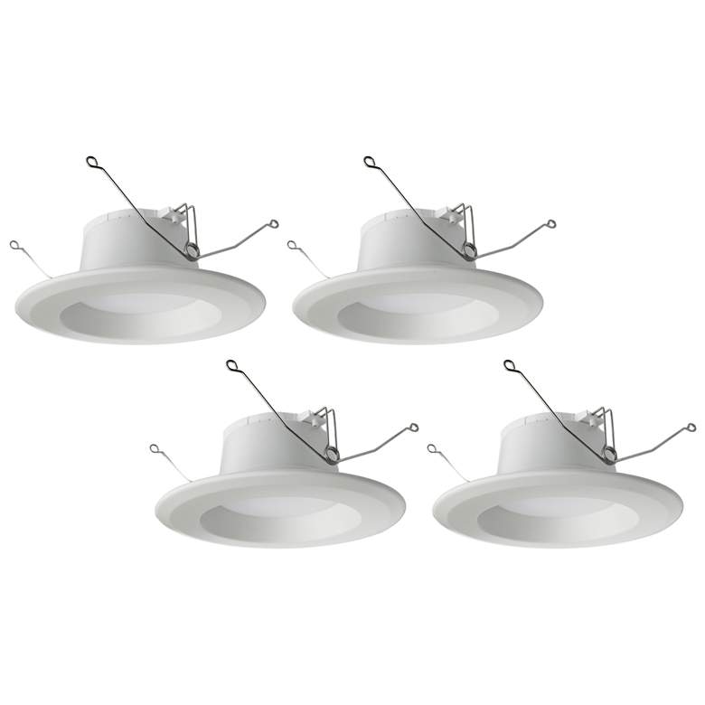 Tesler 5 inch/6 inch 15W Dimmable LED Retrofit Trims 4-Pack