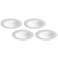 Tesler 5"/6" White Baffle 12 Watt LED Retrofit 4-Pack