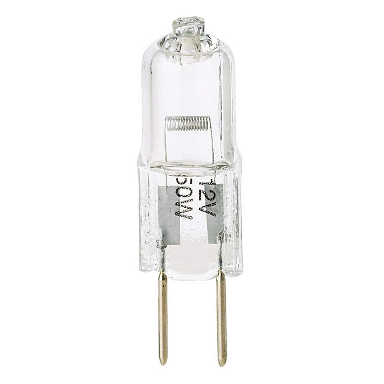 Image 1 Tesler 50 Watt Halogen G6 Bi-Pin Low Voltage Light Bulb