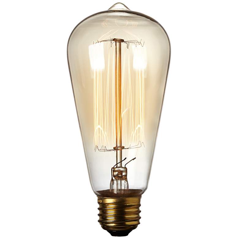 Image 3 Tesler 60W Standard Nostalgic Edison Style Light Bulb 6-Pack more views