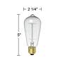 Tesler 60W Standard Nostalgic Edison Style Light Bulb 6-Pack