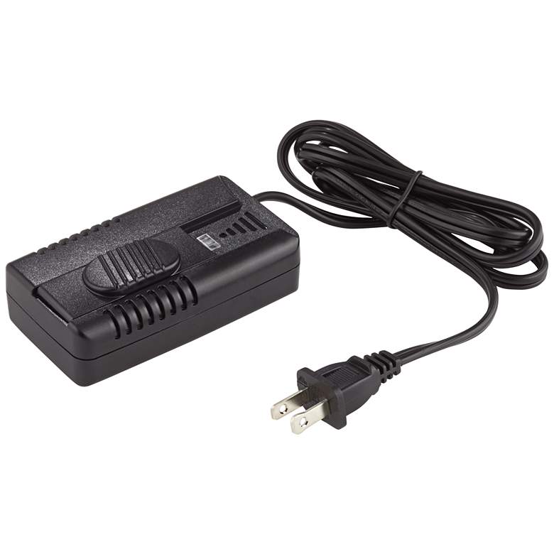 Image 1 Tesler Black LED Plug-In Foot Slide Dimmer
