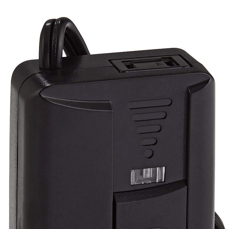 Image 2 Tesler Black LED Plug-In Foot Slide Dimmer more views