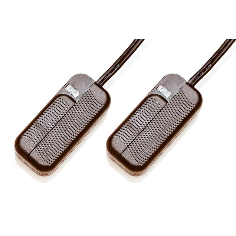 Image 1 Tesler Bronze CFL/LED Set of 2 Plug-In Table Top Dimmers