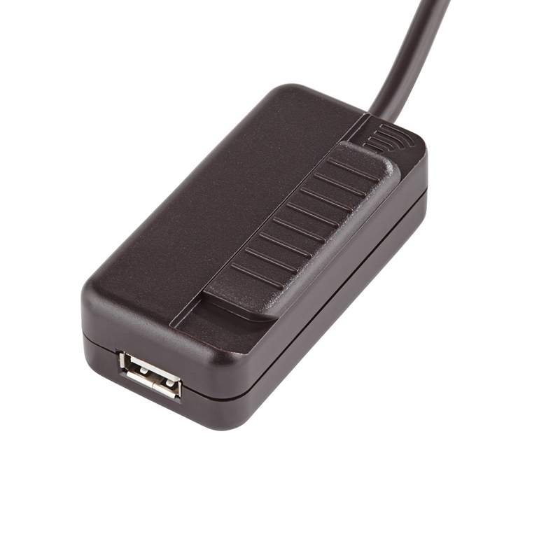 Image 3 Tesler Brown Finish CFL-LED Plug-In Table Top Dimmer with USB Port more views