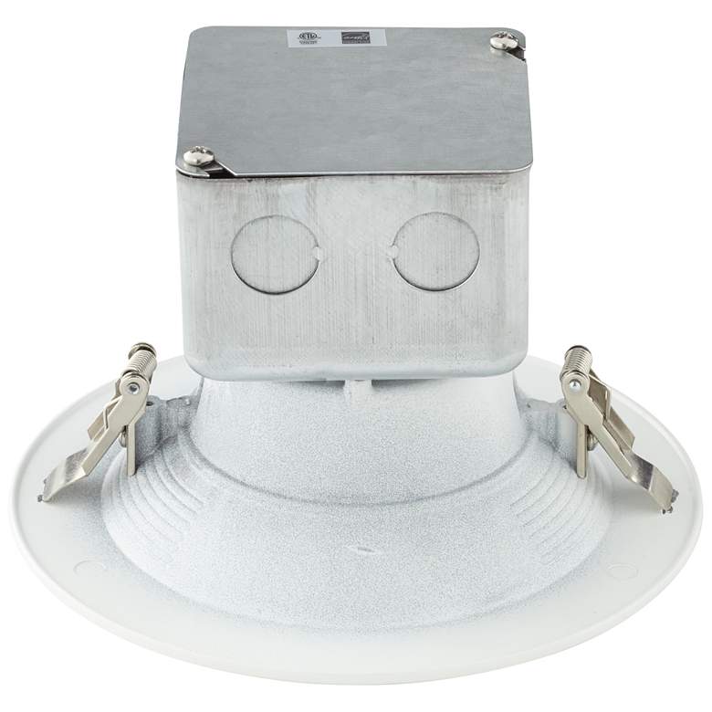 Image 2 Tesler Canless 5"/6" White 15 Watt LED Trims 2-Pack more views