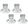 Tesler Canless 5"/6" White LED Retrofit Trims 4-Pack