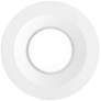 Tesler Canless 5"/6" White LED Retrofit Trims 4-Pack