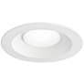 Tesler Canless 5"/6" White LED Retrofit Trims 6-Pack
