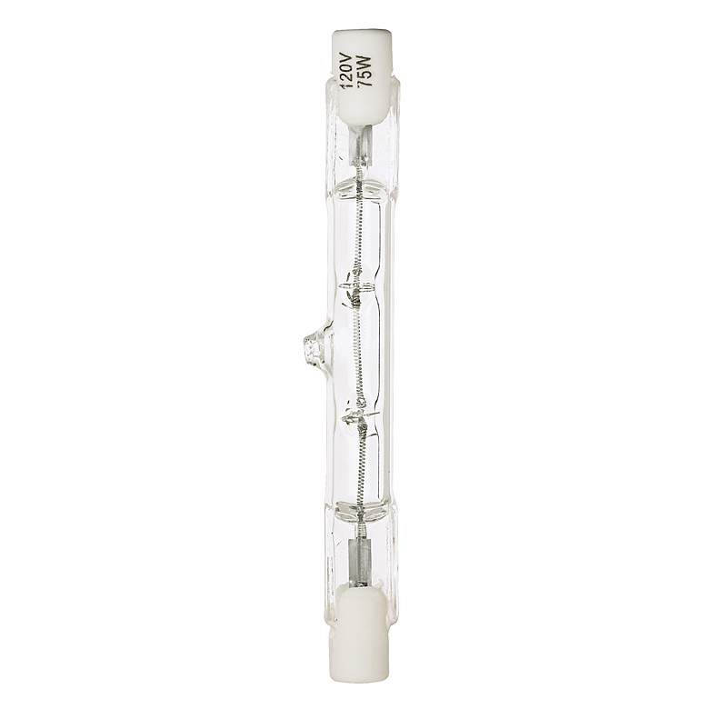 Image 1 Tesler Double-End Short 75 Watt Halogen Light Bulb