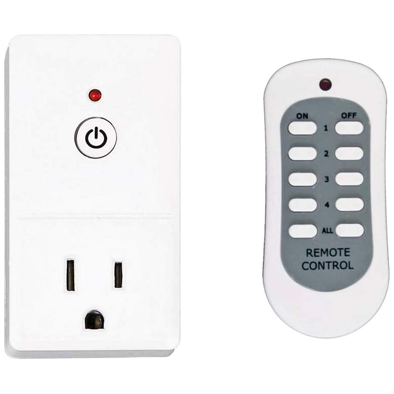 Remote Power Outlet/Battery Jumper Box - White