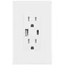 Tesler Wall Outlet with USB Charging Ports