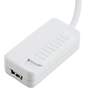 Thumbnail3 of Tesler White Finish CFL-LED Plug-In Table Top Dimmer with USB Port more views