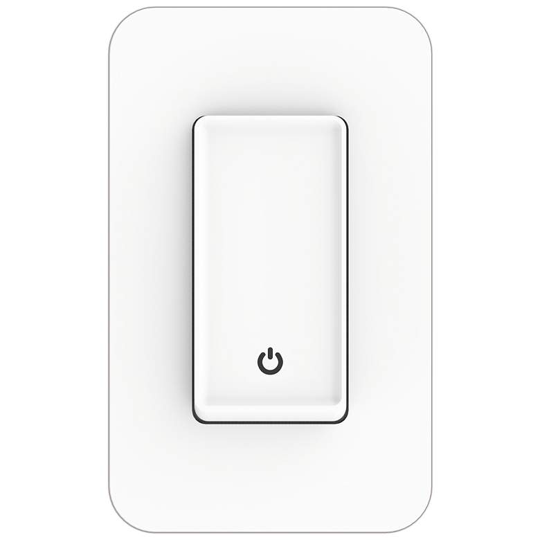 Image 1 Tesler White Smart Wi-Fi 3-Way Switch with 1-Gang Wall Plate