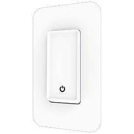 Image2 of Tesler White Smart Wi-Fi 3-Way Switch with 1-Gang Wall Plate more views