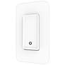 Tesler White Smart Wi-Fi 3-Way Switch with 1-Gang Wall Plate