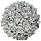 Teslyn 4" Wide Silver Iron Medium Wire Ball