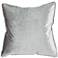Tessa Ash Velvet 18" Square Decorative Pillow