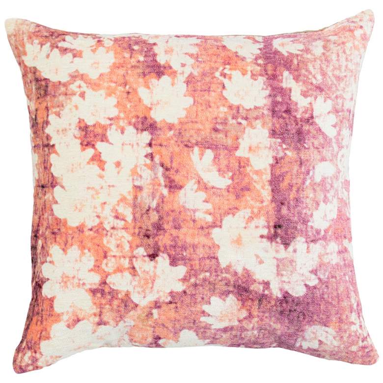 Image 1 Tessa Berry and Orange 18" Square Decorative Pillow