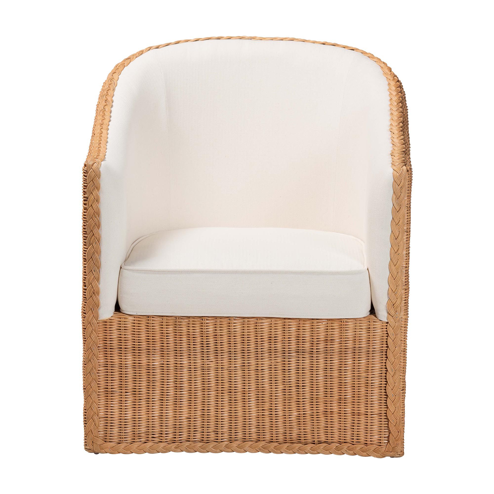 Image 4 Tessa Light Honey Rattan Armchair more views
