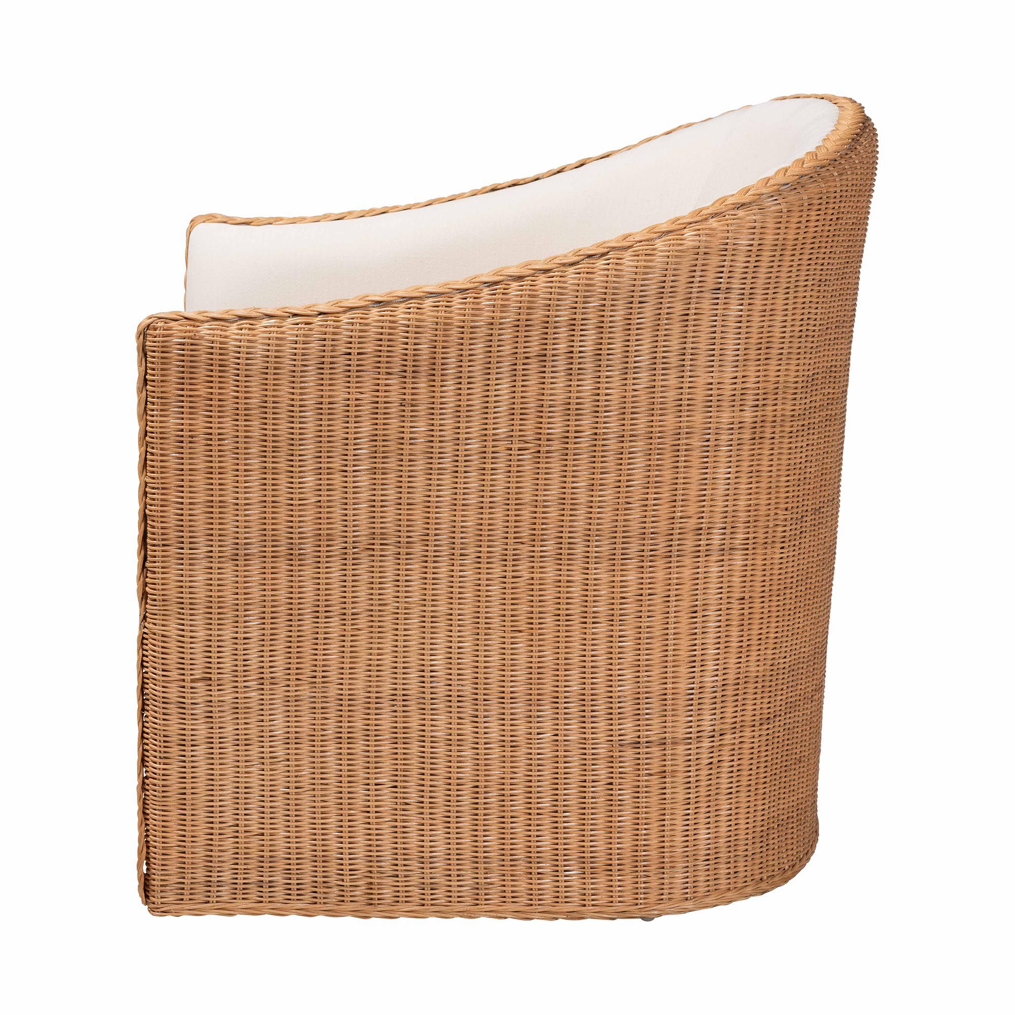 Image 5 Tessa Light Honey Rattan Armchair more views