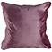 Tessa Plum Velvet 18" Square Decorative Pillow