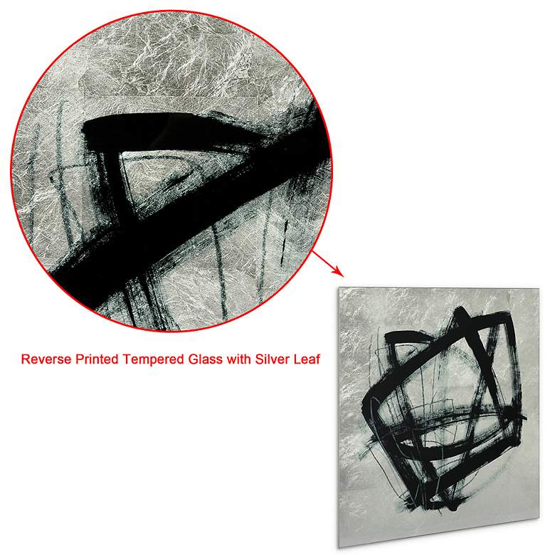 Image 4 Tessellation III 24" Square Frameless Printed Glass Wall Art more views