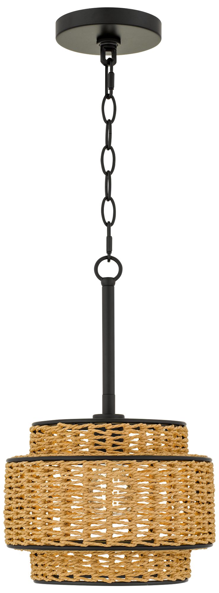 Image 4 Teton 1-Light Matte Black Mini Pendant Light more views
