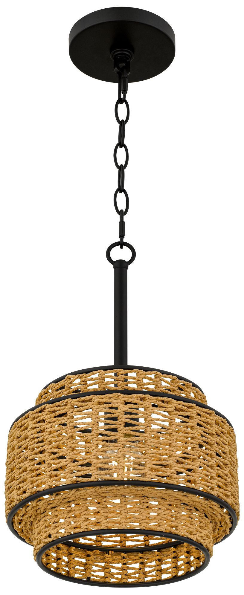 Image 5 Teton 1-Light Matte Black Mini Pendant Light more views