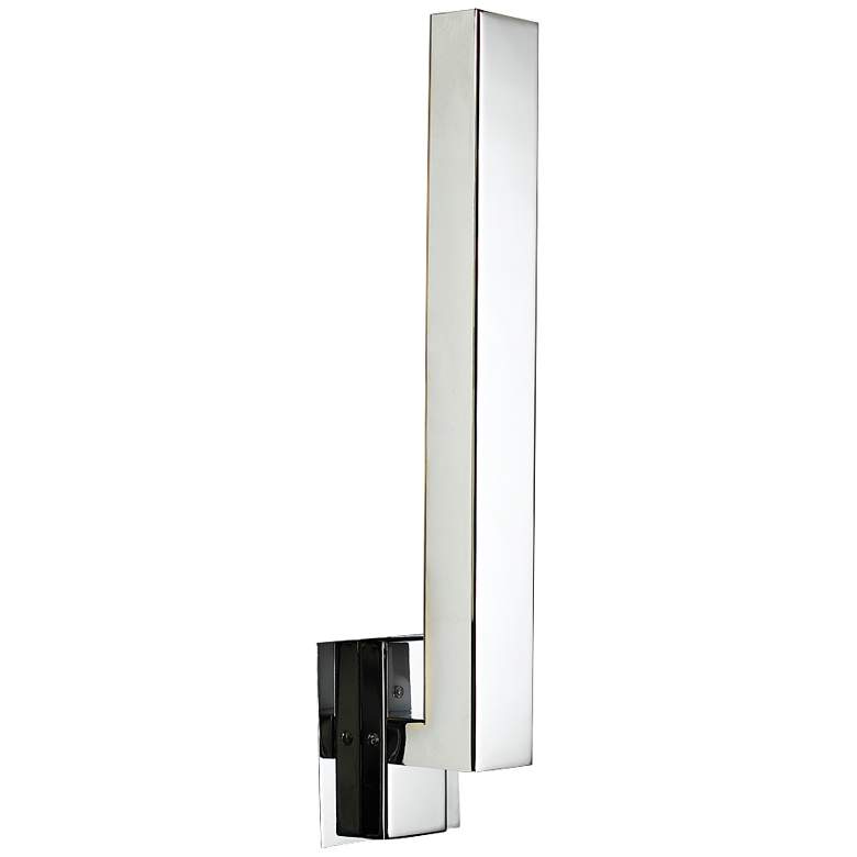 Image 1 Teton 18" High Polished Chrome 5-LED Outdoor Wall Light