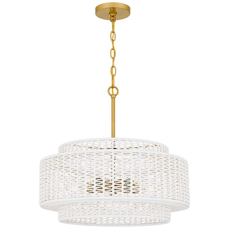 Image 1 Teton 5-Light Brushed Gold Pendant Light