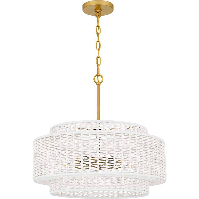 Image 2 Teton 5-Light Brushed Gold Pendant Light more views