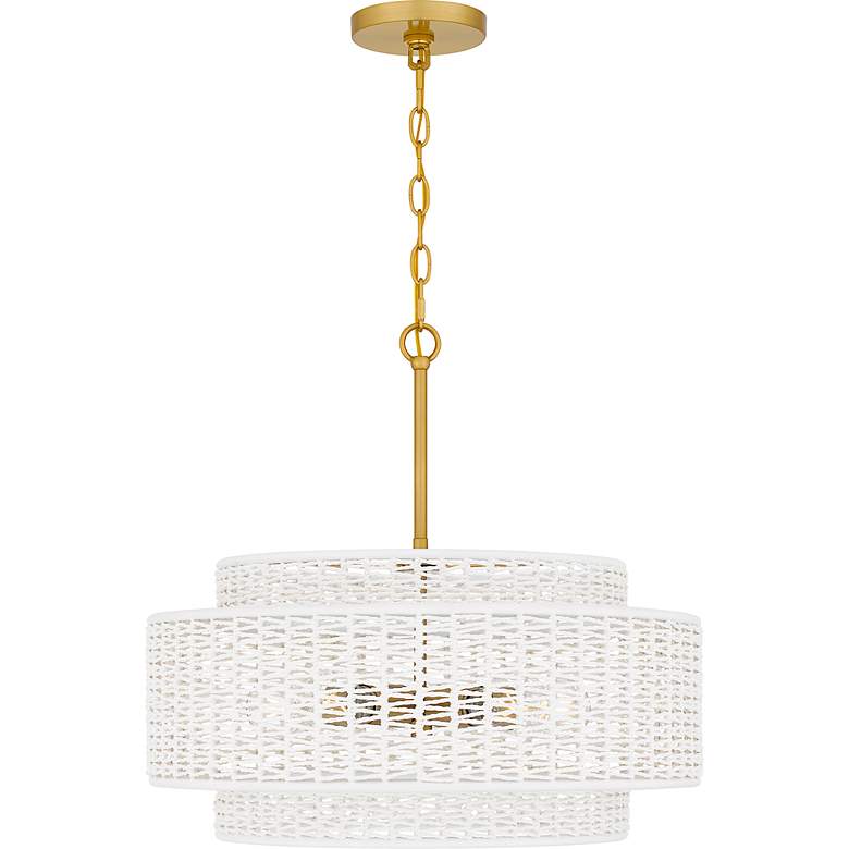 Image 3 Teton 5-Light Brushed Gold Pendant Light more views