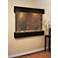 Teton Falls 45" High Stone Modern Wall Fountain