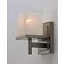 3_Tetra 1 Light 5" Wide Satin Nickel Vanity Light more views