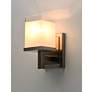 4_Tetra 1 Light 5" Wide Satin Nickel Vanity Light more views